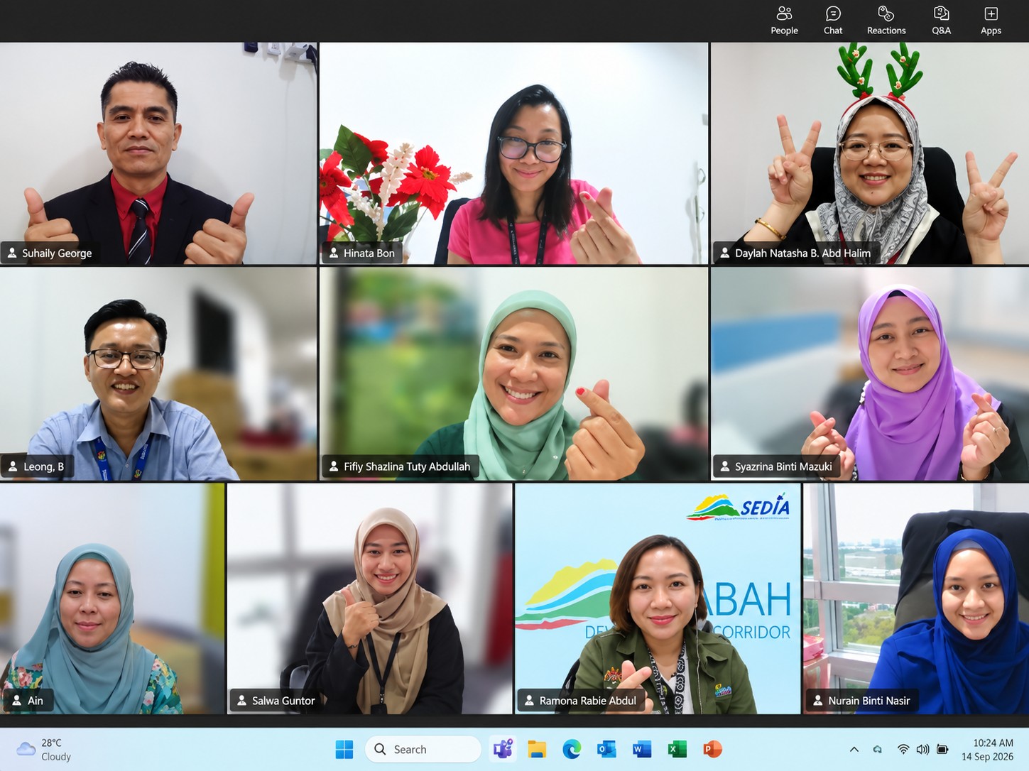 Galeri latihan Microsoft Office Sabah